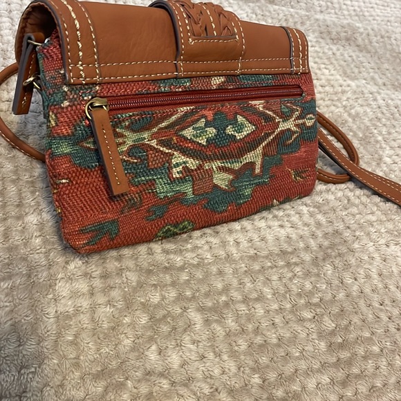Chaps Crossbody vintage looking - Picture 3 of 5